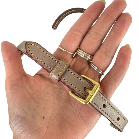 Dooney & Bourke Florentine Bristol Tan Leather Zip Domed Satchel Handbag Purse - Picture 9 of 13